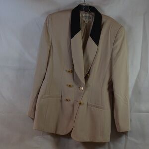 Double BreastedTwo Tone Blazer SZ 14 EXECUTIVE COLLECTION